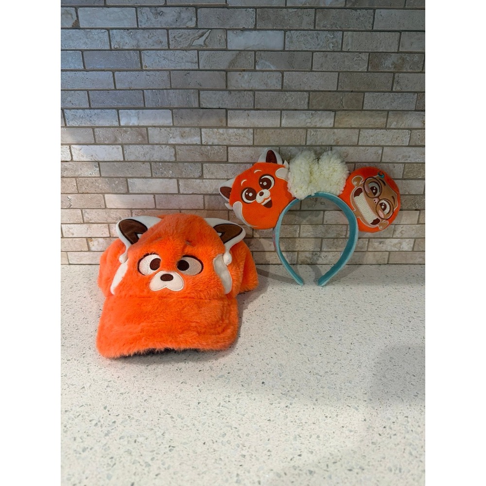 Disney Turning Red Panda Mickey Ears Baseball Cap